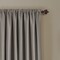 Threadmade Home All Seasons Blackout Window Curtain, Silver - 52"W x 95"L